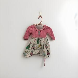Eleanor‎ Rose Dress Girls Kids Size 12 Month Nutcracker Christmas Ruffle Casual